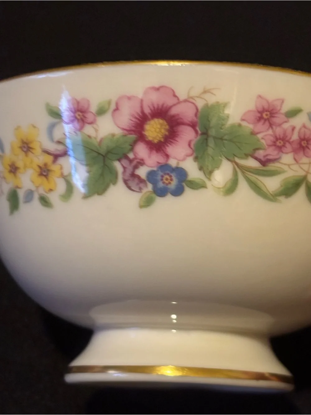 Vintage Floral Lenox Avon S300 Teacup and Saucer Set